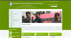 Desktop Screenshot of bsetbarapada.ac.in